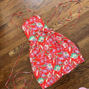 RESA Red Floral Mini Dress